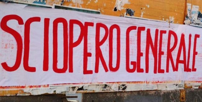 Sensibili allo sciopero generale del 16 dicembre